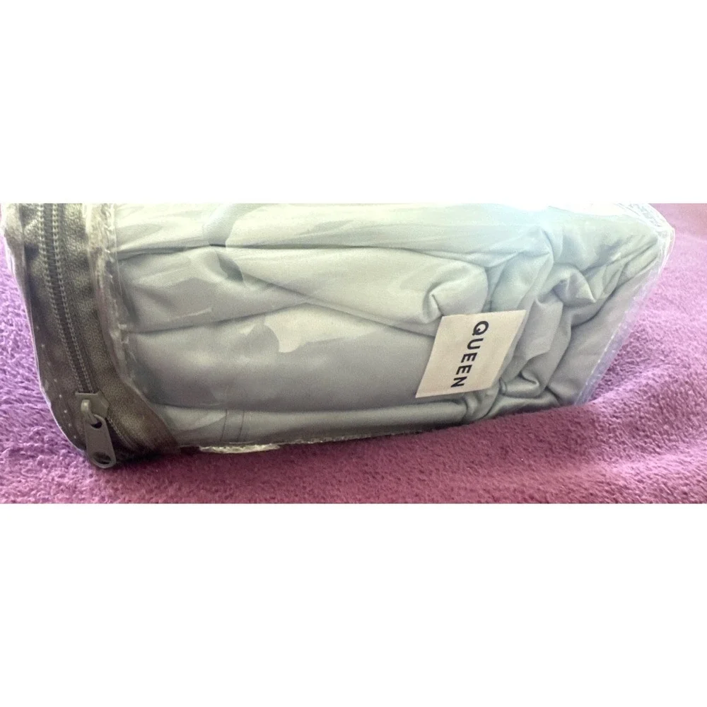 Brixton Avenue Wentworth 6 Piece Queen Size Sheet Set Jet Blue 1200 Thread Count
